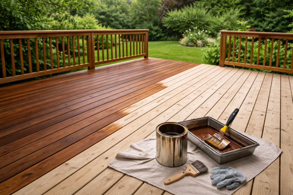 wood staining