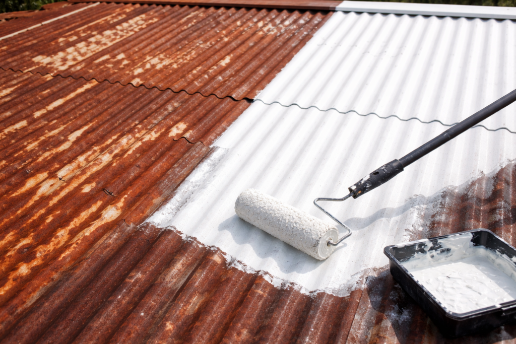 metal roofing painting
