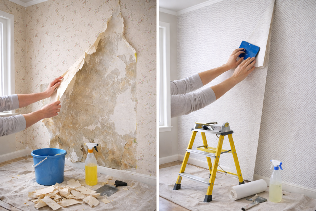 Professional Wallpaper Removal | Saratoga & Albany | NS Painting Co